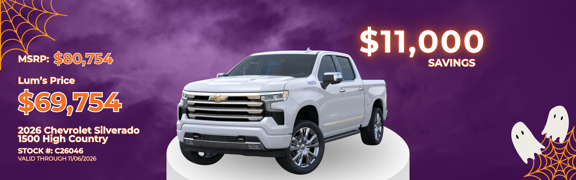 2026 Chevrolet Silverado 1500 High Country