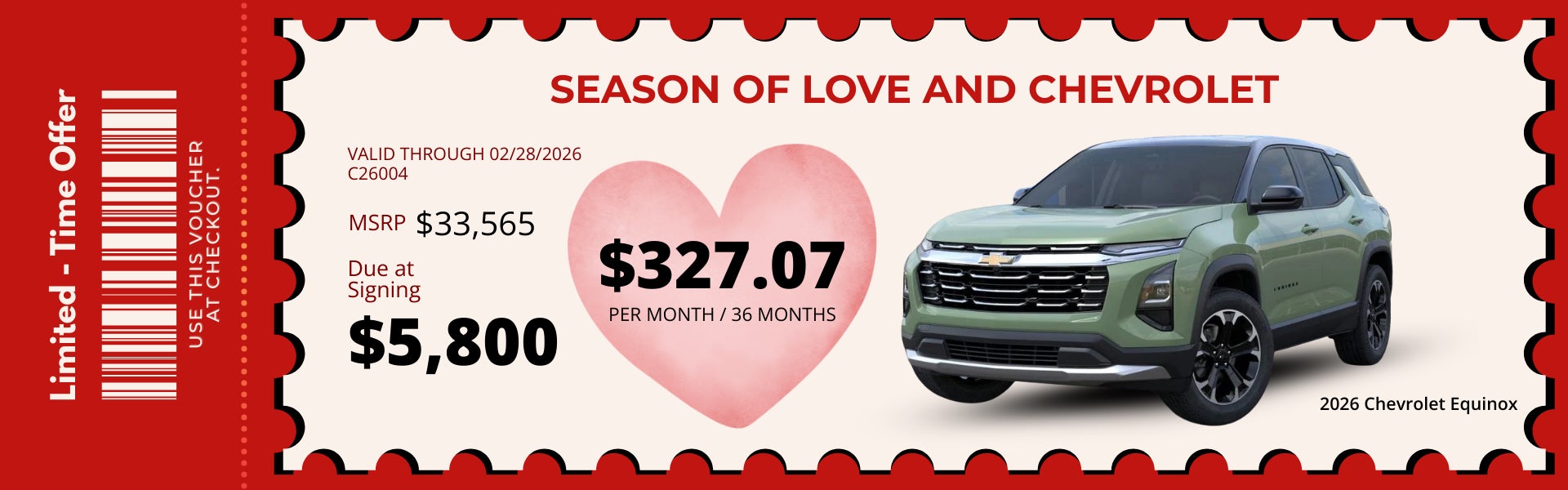 Season of Love and Chevrolet